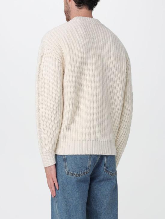 25FW 드롤드무슈 스웨터 PO183WO018 OW White - DROLE DE MONSIEUR