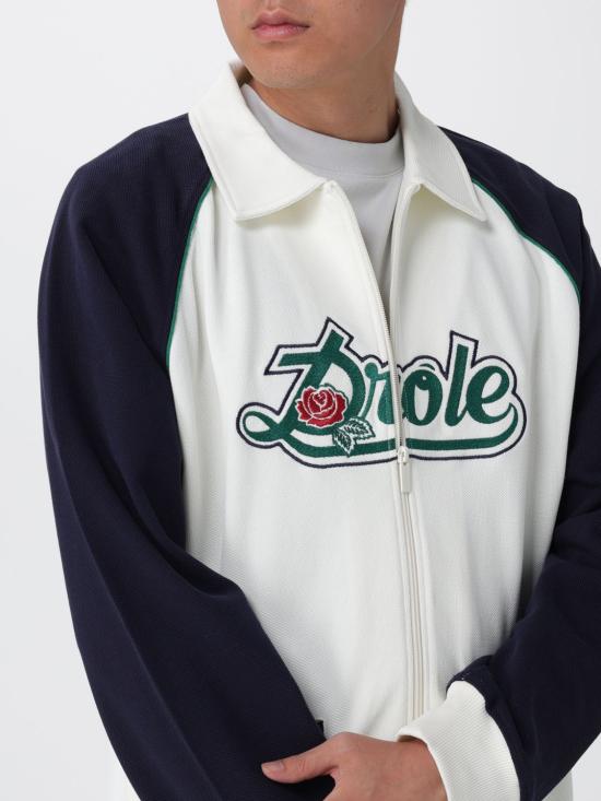 25FW 드롤드무슈 긴팔 티셔츠 JT227CO162 OW White - DROLE DE MONSIEUR