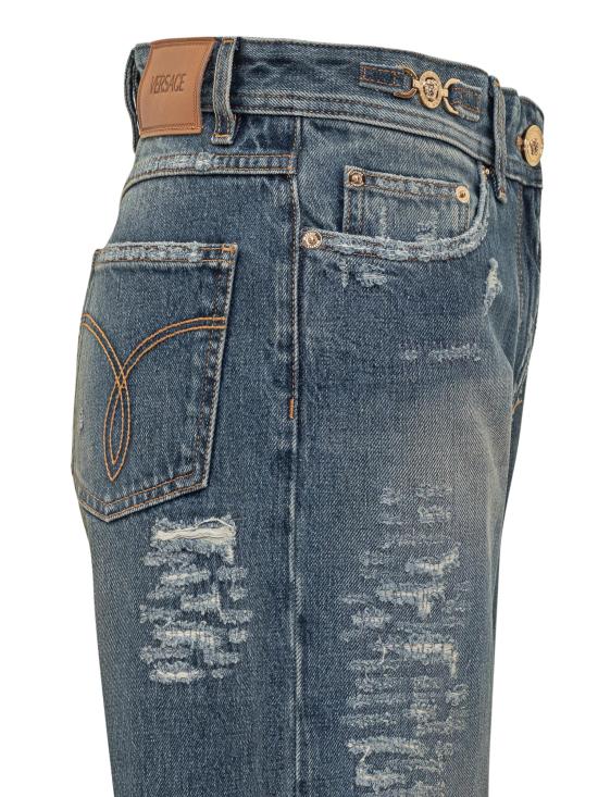 25FW 베르사체 데님 팬츠 10219541A16203 1D800 MEDIUM BLUE - VERSACE