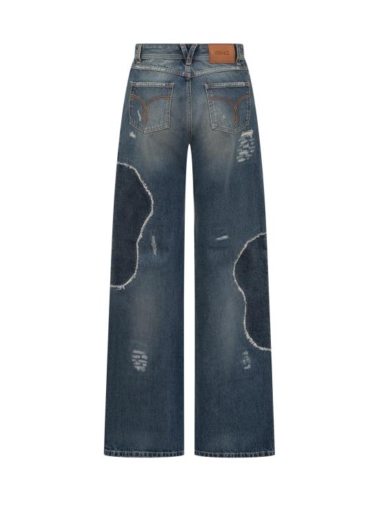 25FW 베르사체 데님 팬츠 10219541A16203 1D800 MEDIUM BLUE - VERSACE