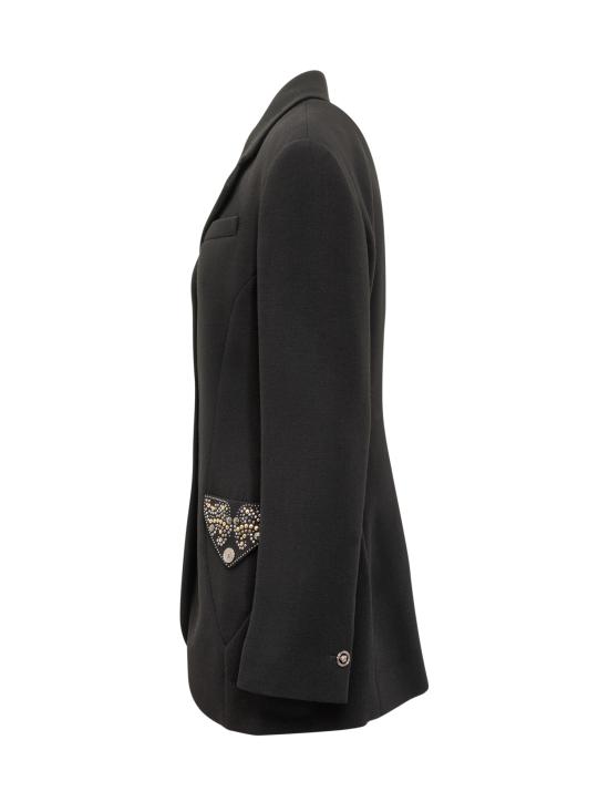 25FW 베르사체 수트 자켓 10221321A12789 1B000 BLACK - VERSACE