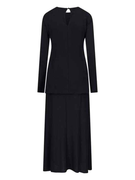 25FW 질샌더 롱 원피스 J04CT0110 J65016001 Black - JIL SANDER