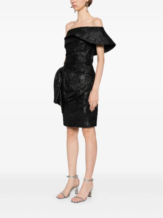  사이드 코베이시 숏 원피스 브로케이드 숏 드레스 - SAIID KOBEISY