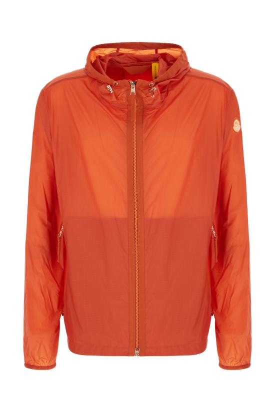 25FW 몽클레어 몽클레어 x 길가 팜 디자인 바이 도널드 글로버 햄린 후드 윈드브레이커 1A00005597SN 345 RED