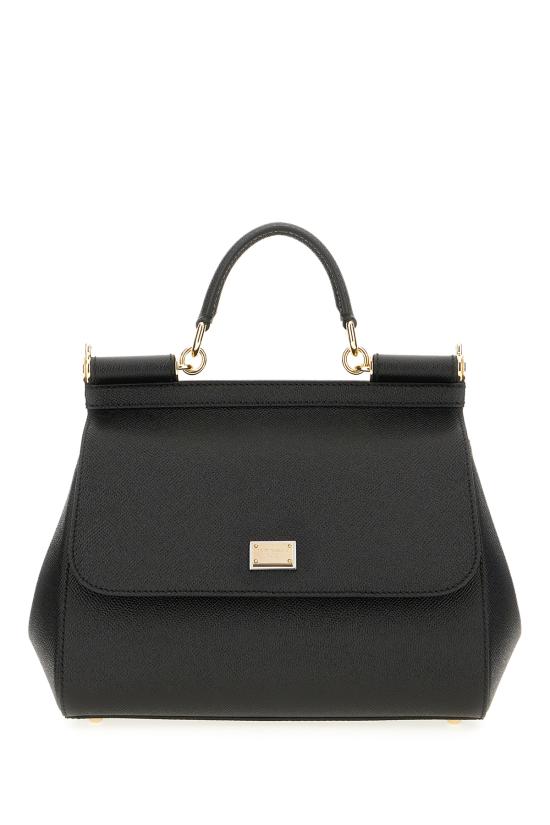 26FW 돌체앤가바나 라지 시실리 핸드백 BB6002B1001 80999 BLACK