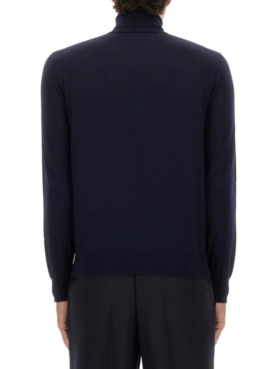  생로랑 캐시미어 울 실크 터틀넥 844617 YAPK24100 Black - SAINT LAURENT