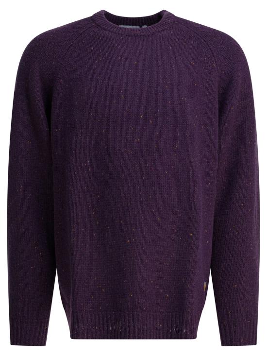 25FW 칼하트 WIP 앙글리스틱 스웨터 I0109773ASXX 03 Purple