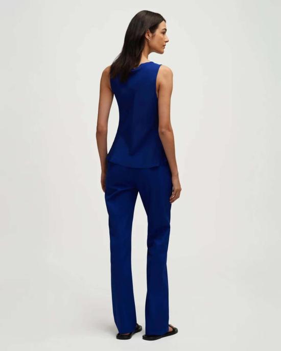  아르젠트 민소매 티셔츠 탱크 라피스 블루 - ARGENT