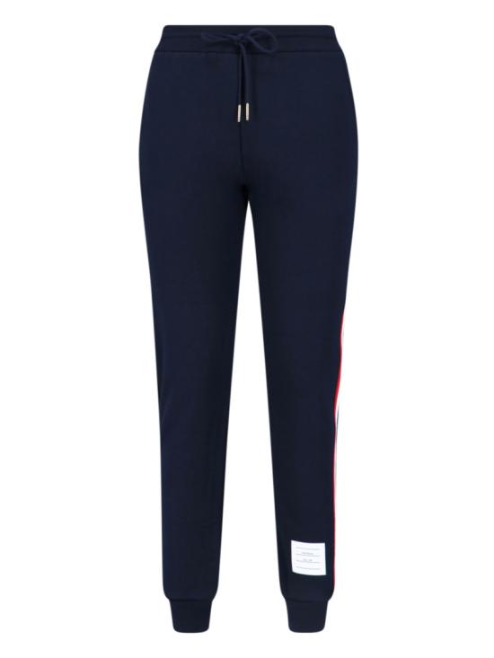 25FW 톰브라운 클래식 루프백 레프트 스트라이프 스웨트팬츠 FJQ024A 03377415 Blue