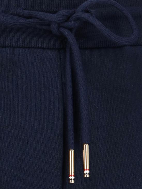 25FW 톰브라운 클래식 루프백 레프트 스트라이프 스웨트팬츠 FJQ024A 03377415 Blue - THOM BROWNE