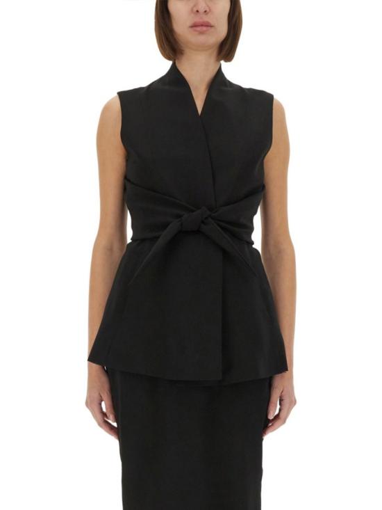 25SS 릭 오웬스 베스트 RP01E7709 WLP09 Black