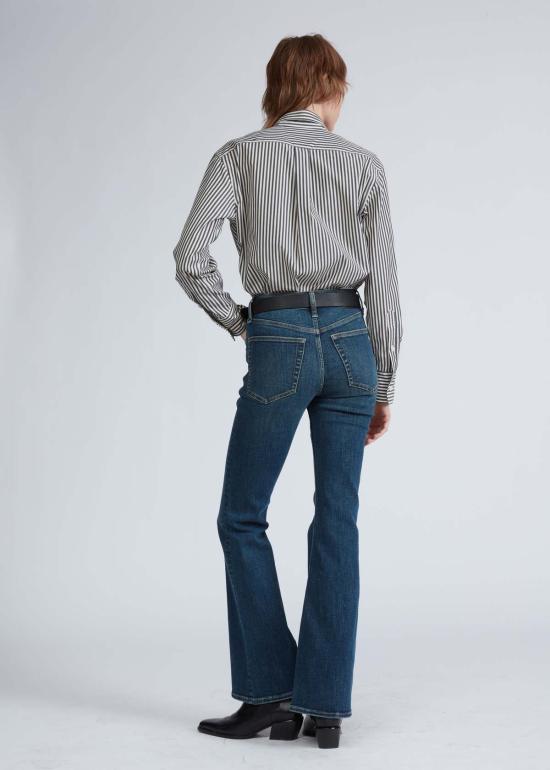  랙앤본 데님 팬츠 래그앤본 플렉시 달리아 풀 렝스 플레어 진 칼튼 - RAG & BONE