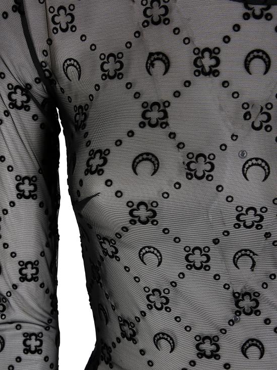 25FW 마린세르 롱 원피스 WDR297BCJER0005 BK99 BLACK - MARINE SERRE