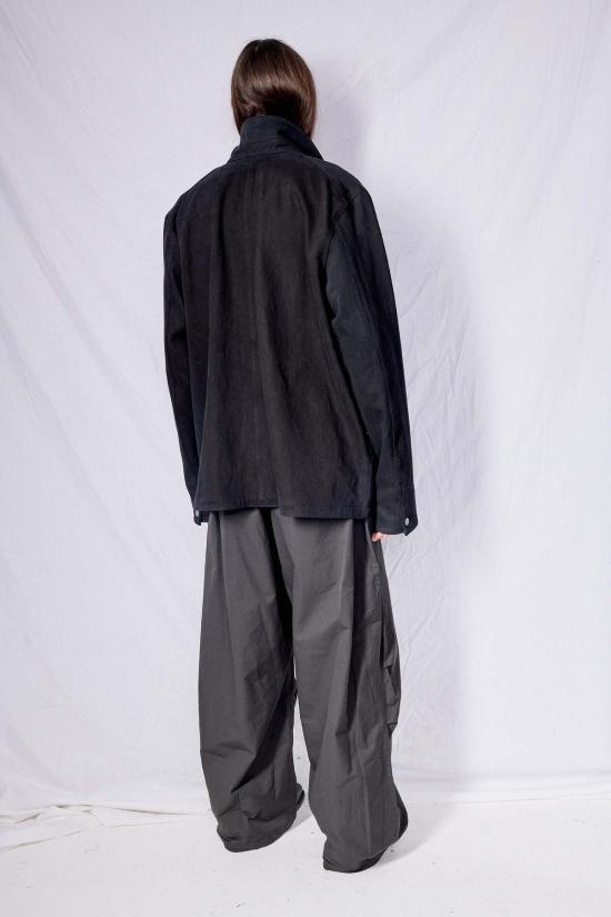  어셈블리 뉴욕 데님 자켓 어셈블리 블랙 데님 파이어맨 필드 코트 - ASSEMBLY NEW YORK