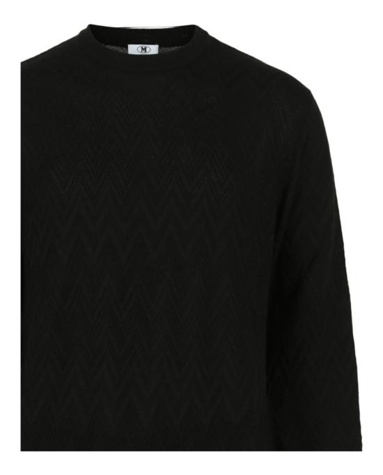  엠 미쏘니 스웨터 S23UN0A BK043O S91ON 00984 L Black - M MISSONI