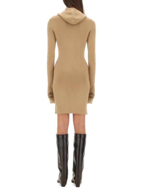  펜디 로고 후드 드레스 FZDC60 ASJKF1PNO Neutrals - FENDI
