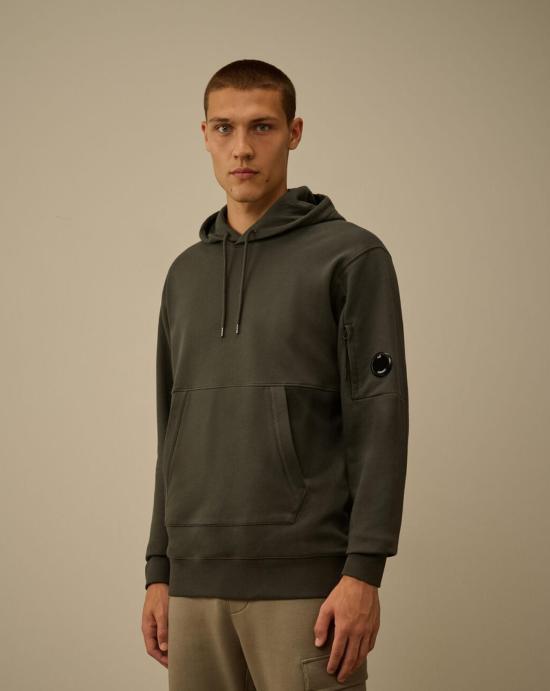 25FW 씨피 컴퍼니 후드 티셔츠 19CMSS714A005086W978 DARK SHADOW DOM - C.P. COMPANY