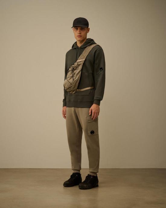 25FW 씨피 컴퍼니 후드 티셔츠 19CMSS714A005086W978 DARK SHADOW DOM - C.P. COMPANY