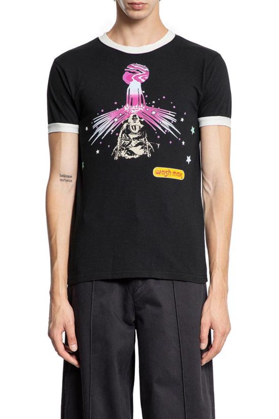 25FW 캐피탈 반팔 티셔츠 K2504SC188BLACK DOM