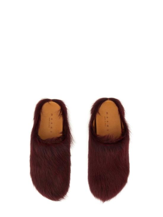 25FW 마르니 뮬/슬리퍼 SBMS004601 P412200R81 Burgundy - MARNI