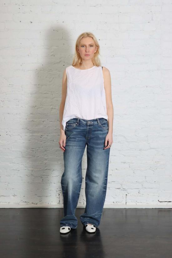  EB Denim 데님 팬츠 Eb 데님 로우 라이즈 배기 진