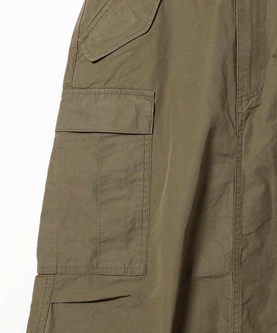  빔스 롱 스커트 보이 코튼 타자기 M 65 스커트 올리브 - BEAMS