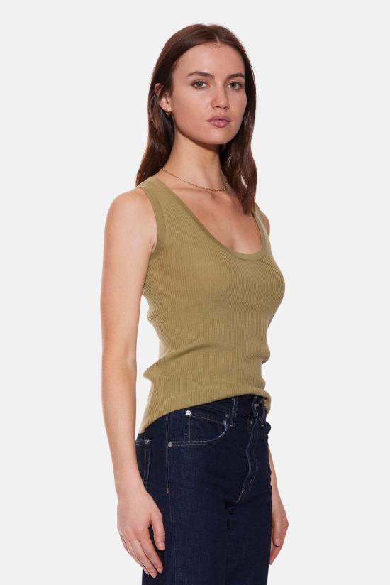  더 타일 클럽 민소매 티셔츠 타일 클럽 클라라 니트 탱크 - THE TILE CLUB