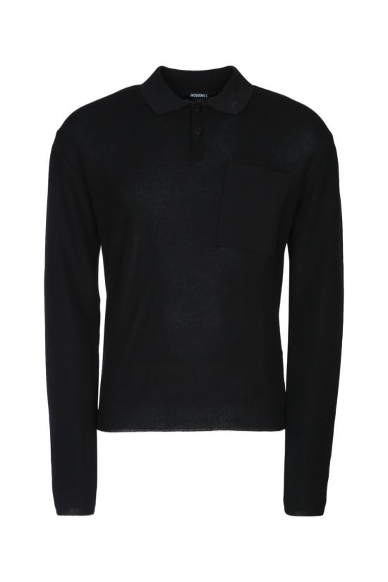 25FW 자크뮈스 폴로 티셔츠 POM00603AK00274 990 Black