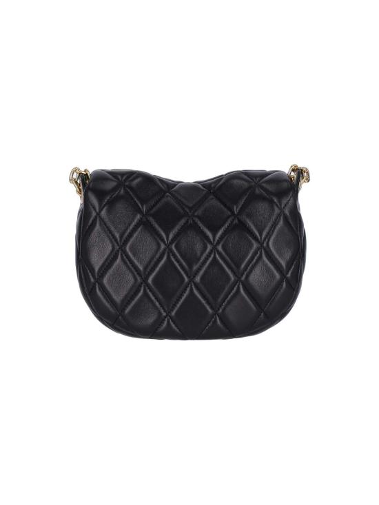  버버리 퀼티드 락킹 호스 백 8104628 Black - BURBERRY