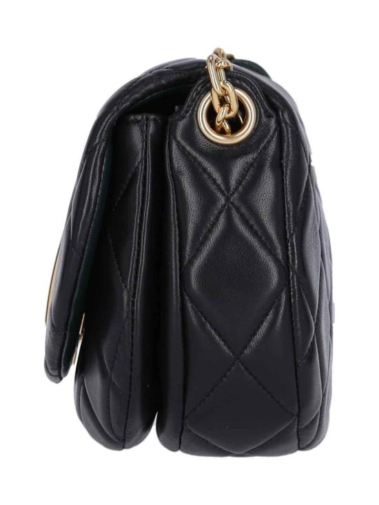  버버리 퀼티드 락킹 호스 백 8104628 Black - BURBERRY