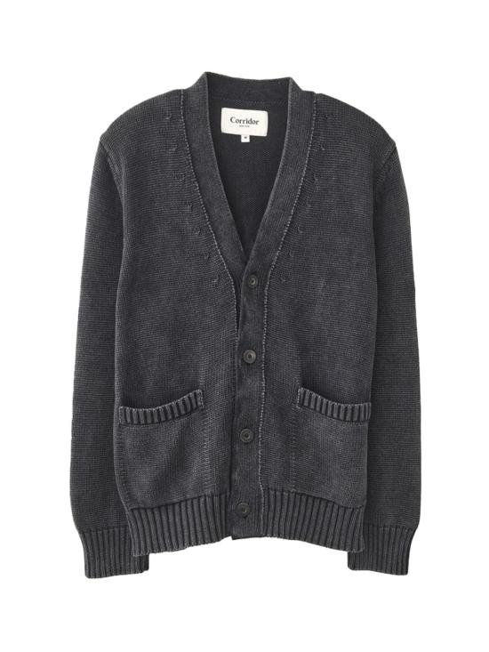  코리도 가디건 르 애시드 워시 카디건