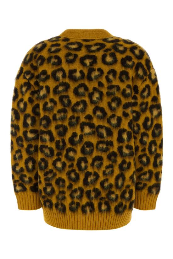 25FW 보테가베네타 가디건 845600V5MC0 7103 Animal Print - BOTTEGA VENETA