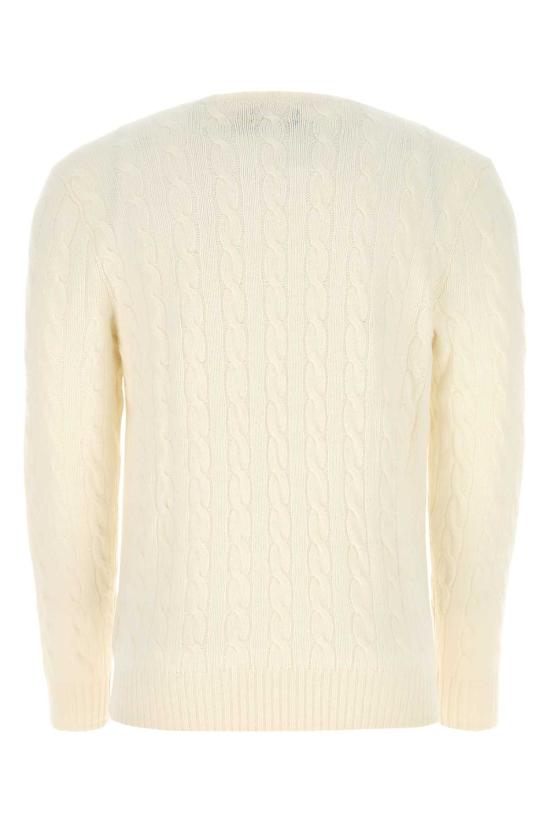 26SS 폴로 랄프로렌 케이블 니트 스웨터 710876762 010 White - POLO RALPH LAUREN
