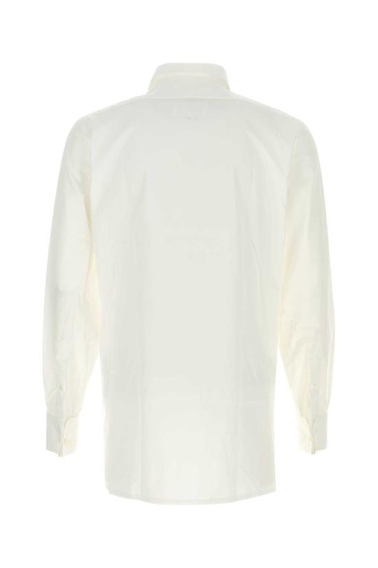 25FW 마르지엘라 긴팔 셔츠 S50DT0063S43001 100 White - MAISON MARGIELA