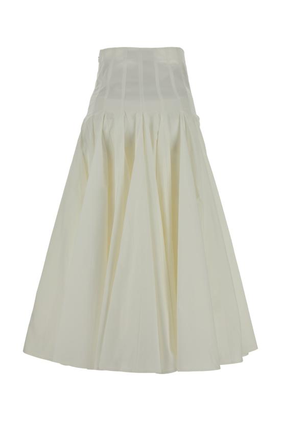 25FW 자크뮈스 롱 스커트 SKW00640AW00648 100 White - JACQUEMUS