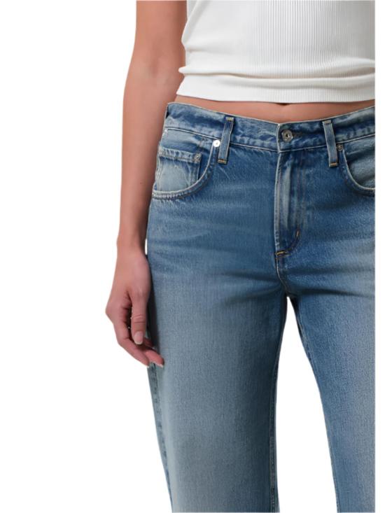  시티즌 오브 휴머니티 데님 팬츠 시티즌스 오브 휴머니티 린즈 로우라이즈 이지 스트레이트 진 - CITIZEN OF HUMANITY