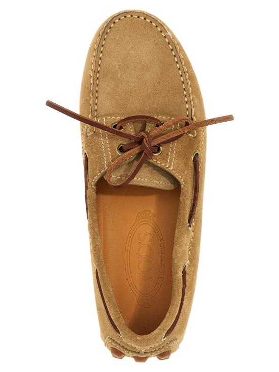 25SS 토즈 보트 고미노 버블 스웨이드 로퍼 XXW52K05300RE0C801 Beige - TODS