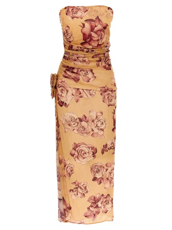 25SS 마그다뷰트림 미디 원피스 163525BEIGE Multicolor
