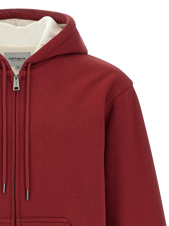 25FW 칼하트 WIP 액티브 스웨트 자켓 I035602H806 Red - CARHARTT WIP