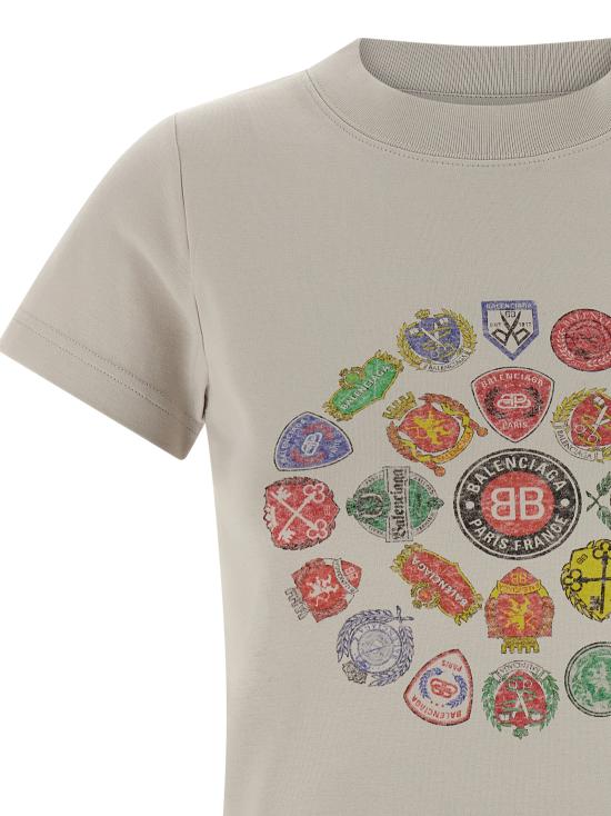 25FW 발렌시아가 탑 850263TTVH69012 Gray - BALENCIAGA