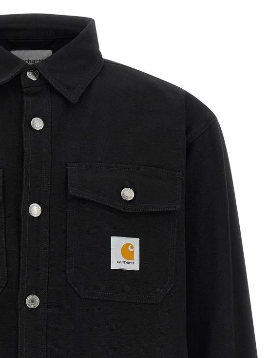 25FW 칼하트 WIP 긴팔 셔츠 I03530589XX Black - CARHARTT WIP