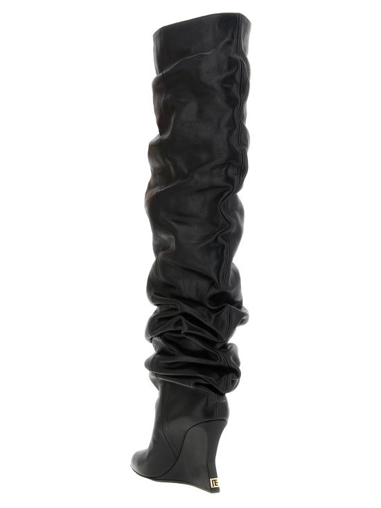 26FW 발망 부츠 FN0TB169LSDX0DG Black - BALMAIN