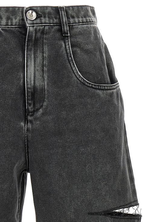 25FW 마르지엘라 데님 팬츠 S51LA0051S30743965 Black - MAISON MARGIELA