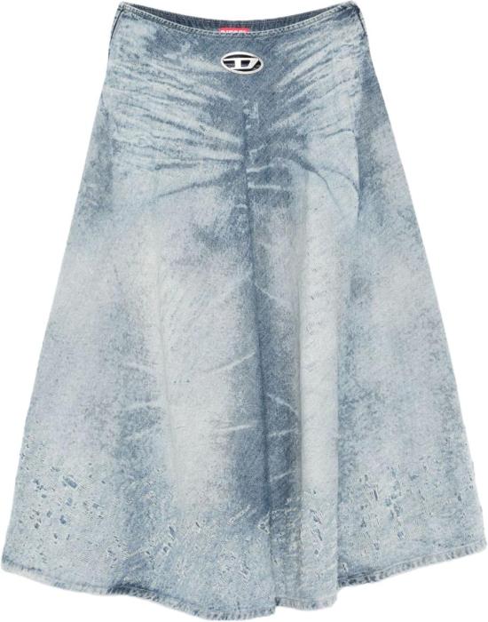 25FW 디젤 미디 스커트 A21358068TY01 BLUE