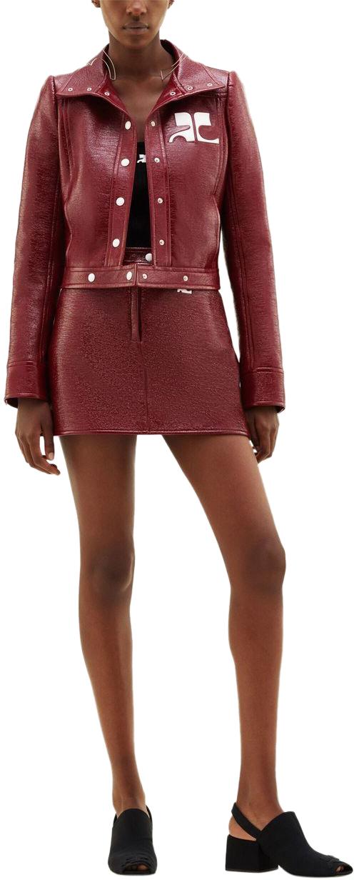 25FW 쿠레쥬 코트 PERCBL005VY00144034 RED - COURREGES