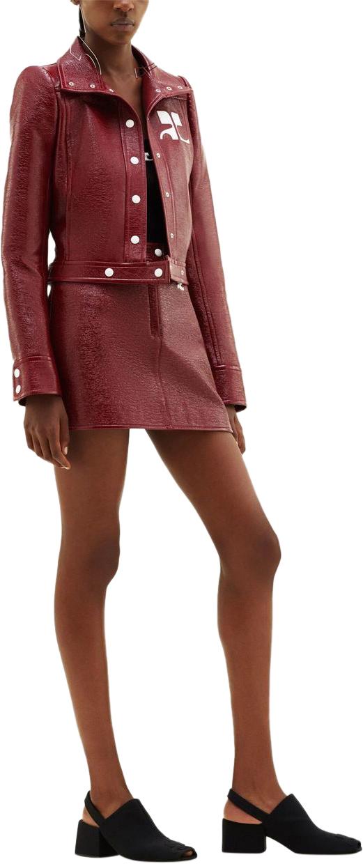 25FW 쿠레쥬 코트 PERCBL005VY00144034 RED - COURREGES