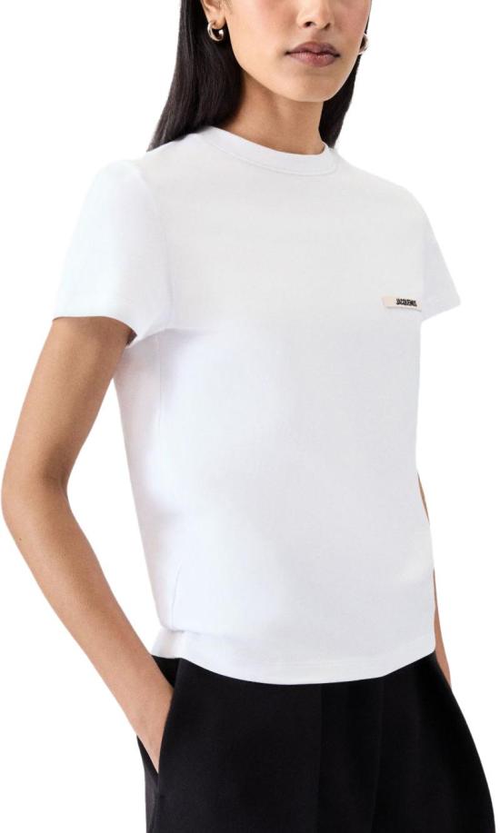 26SS 자크뮈스 반팔 티셔츠 TSW00550AJ00029100 WHITE - JACQUEMUS