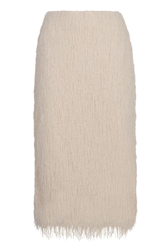 25FW 드리스 반 노튼 스커트 2520108602031 001 WHITE