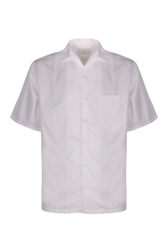 25SS 프라다 긴팔 셔츠 UCS414SUMO16CI F0009 WHITE