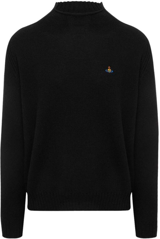 25FW 비비안웨스트우드 스웨터 27010017Y002MN401 BLACK